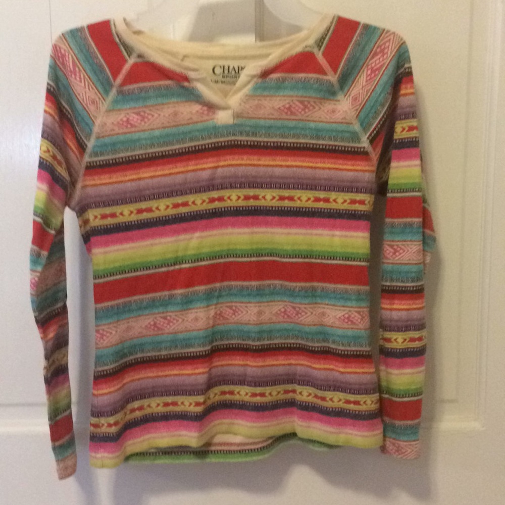 Ladies Top Petite Medium Chaps Sport